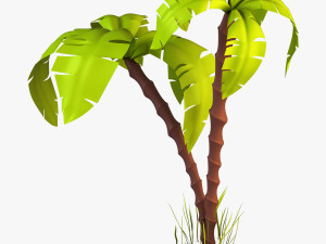 palm tree v 3 3D Model
