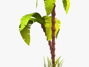 palm tree v 3 3D Model