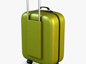 suitcase green v 1 3D Model