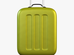 suitcase green v 1 3D Model