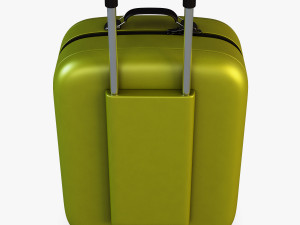 suitcase green v 1 3D Model