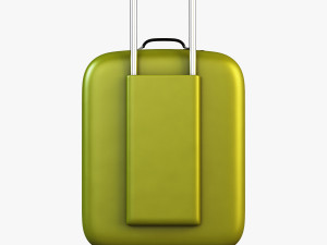 suitcase green v 1 3D Model