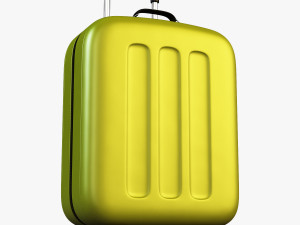 suitcase green v 1 3D Model