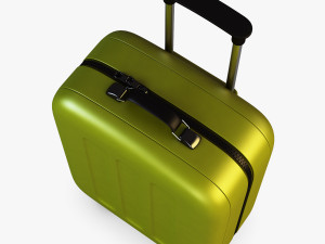 suitcase green v 1 3D Model