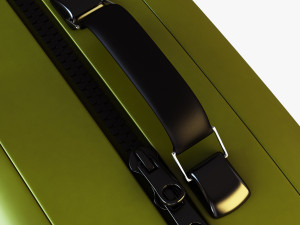 suitcase green v 1 3D Model