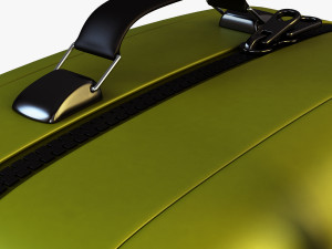 suitcase green v 1 3D Model