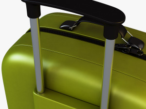 suitcase green v 1 3D Model