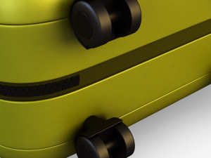 suitcase green v 1 3D Model