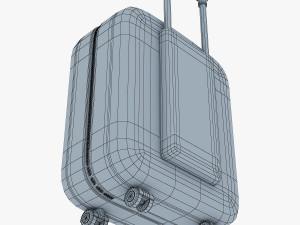 suitcase green v 1 3D Model