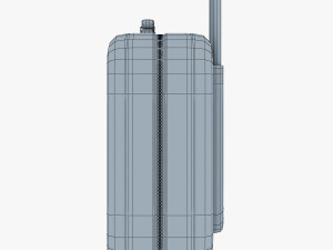 suitcase green v 1 3D Model