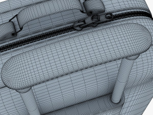 suitcase green v 1 3D Model