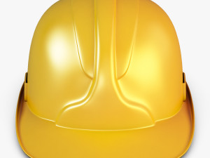 hard hat yellow v 1 Modelo 3D