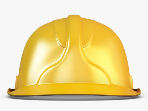 hard hat yellow v 1 Modelo 3D