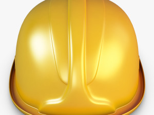 hard hat yellow v 1 Modelo 3D