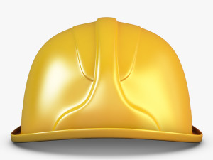 hard hat yellow v 1 Modelo 3D
