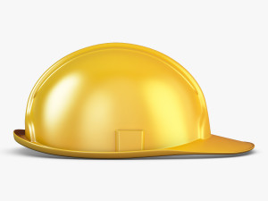hard hat yellow v 1 Modelo 3D