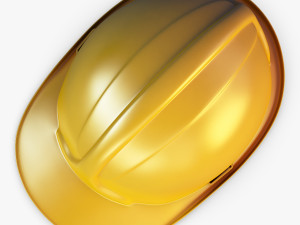 hard hat yellow v 1 Modelo 3D