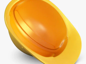 hard hat yellow v 1 3D Model