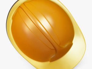 hard hat yellow v 1 Modelo 3D