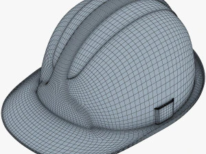 hard hat yellow v 1 3D Model