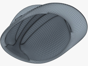 hard hat yellow v 1 Modelo 3D
