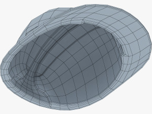 hard hat yellow v 1 Modelo 3D