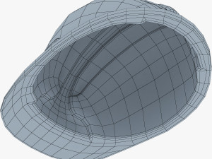 hard hat yellow v 1 Modelo 3D