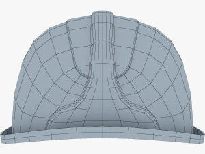 hard hat yellow v 1 3D Model