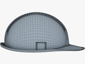 hard hat yellow v 1 Modelo 3D
