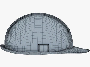 hard hat yellow v 1 3D Model
