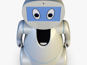 pakati robot assistant white 3D Model