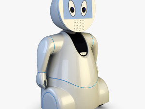 pakati robot assistant white 3D Model