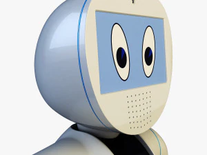 pakati robot assistant white 3D Model