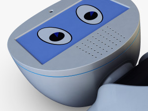 pakati robot assistant white 3D Model