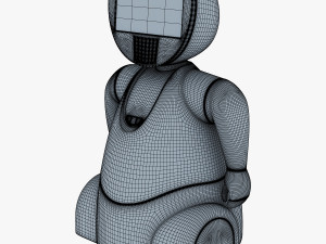 pakati robot assistant white 3D Model