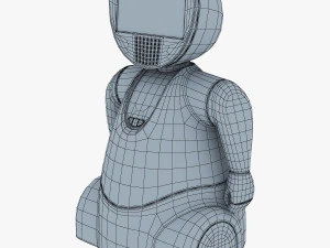 pakati robot assistant white 3D Model