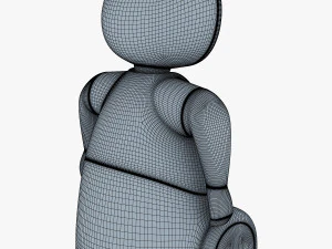 pakati robot assistant white 3D Model