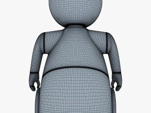 pakati robot assistant white 3D Model