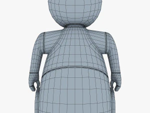 pakati robot assistant white 3D Model