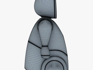 pakati robot assistant white 3D Model