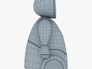 pakati robot assistant white 3D Model