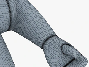 pakati robot assistant white 3D Model