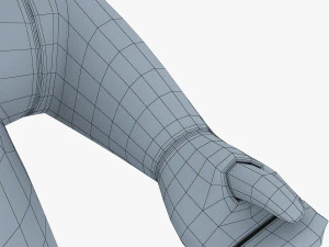 pakati robot assistant white 3D Model