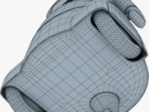 pakati robot assistant white 3D Model