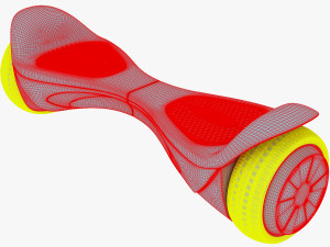 hx x1 high red 3D Model