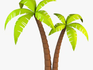 palm tree v 4 3D Model