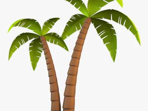 palm tree v 4 3D Model