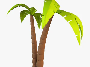 palm tree v 4 3D Model