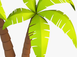 palm tree v 4 3D Model