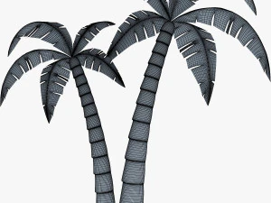 palm tree v 4 3D Model
